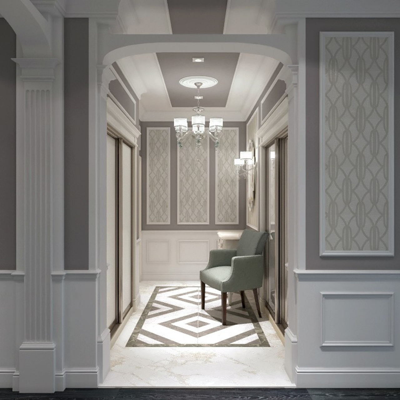 Дизайн интерьера в классическом стиле • Авторский дизайн интерьера квартиры, частного дома