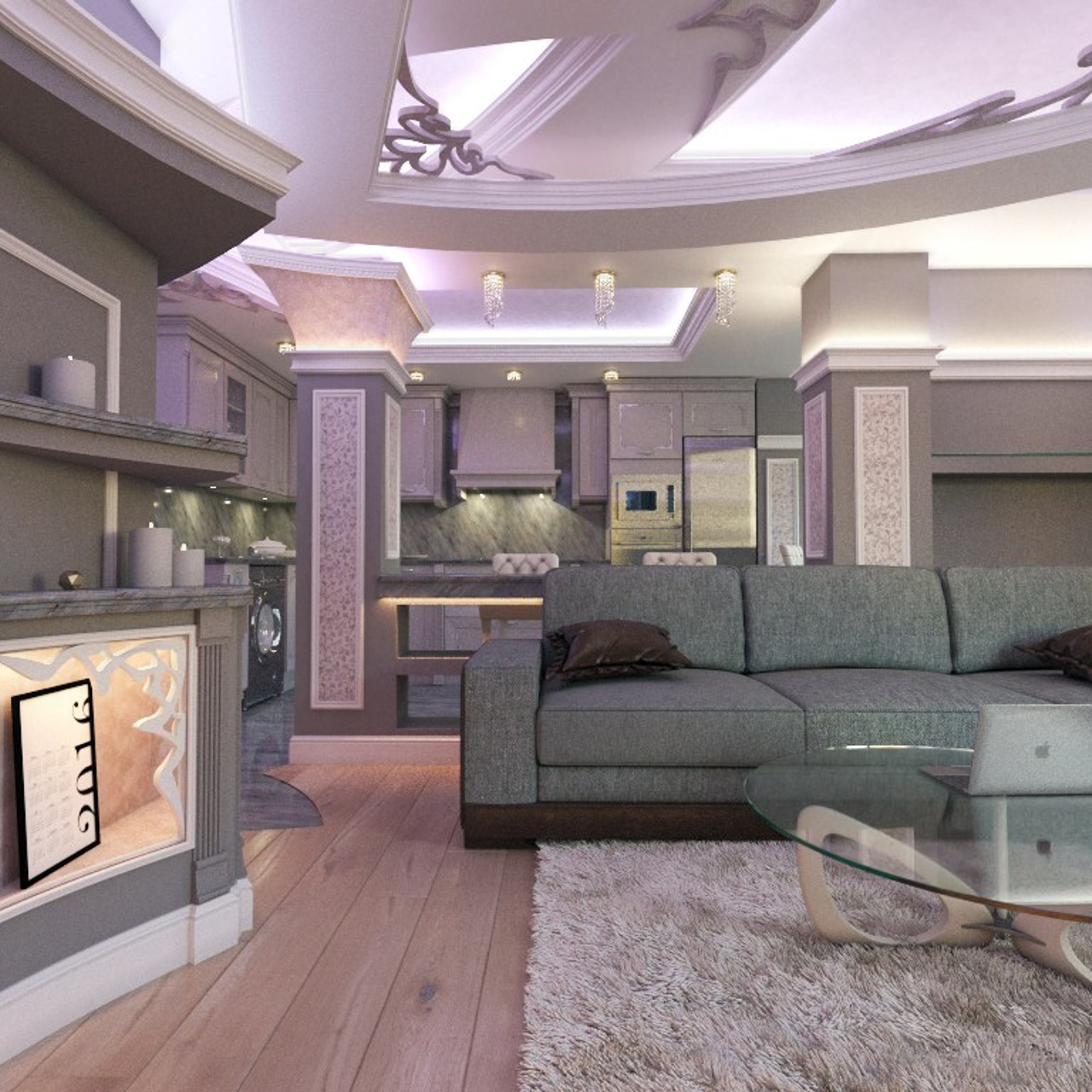 Дизайн интерьера в классическом стиле • Авторский дизайн интерьера квартиры, частного дома