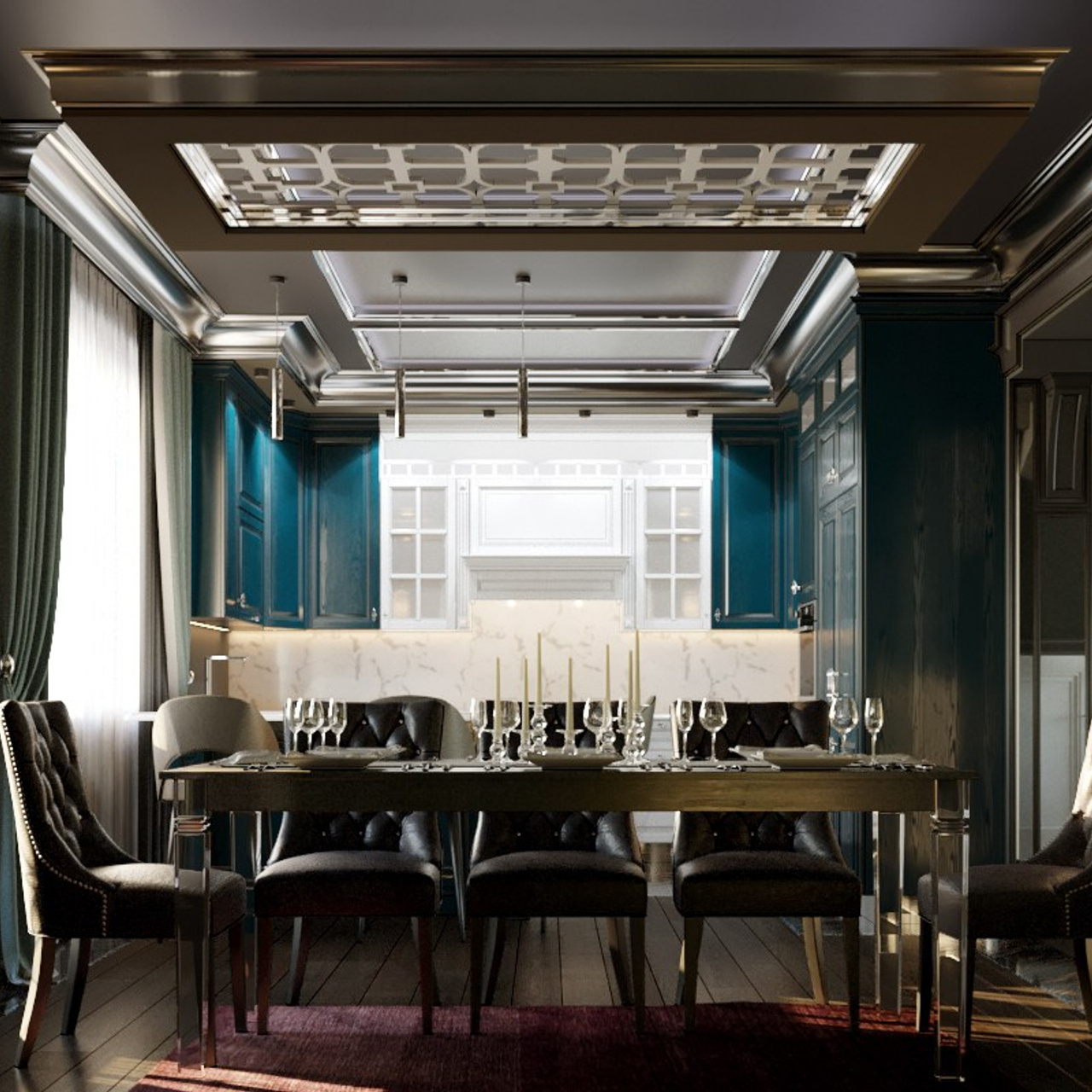 Дизайн интерьера в классическом стиле • Авторский дизайн интерьера квартиры, частного дома