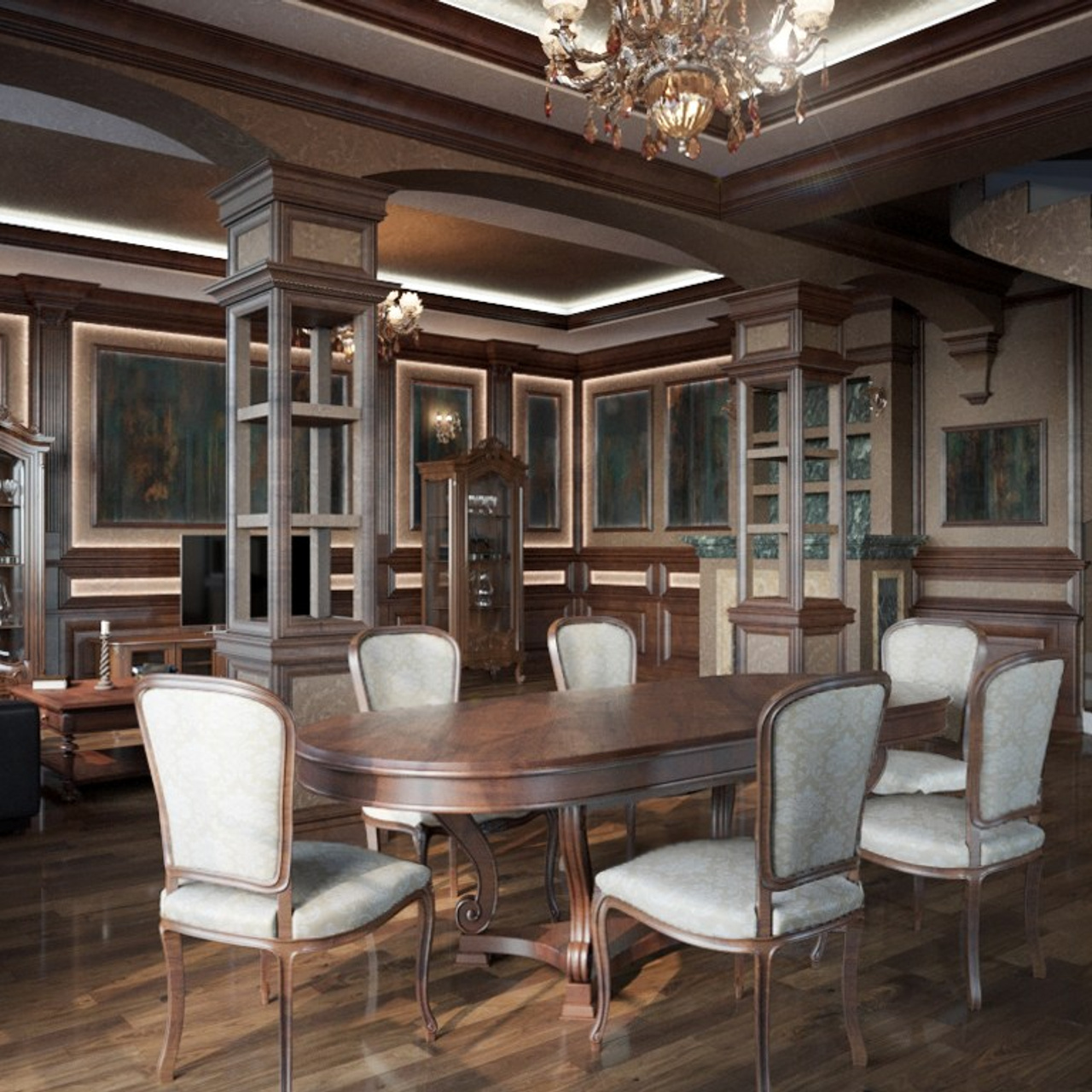 Дизайн интерьера в классическом стиле • Авторский дизайн интерьера квартиры, частного дома