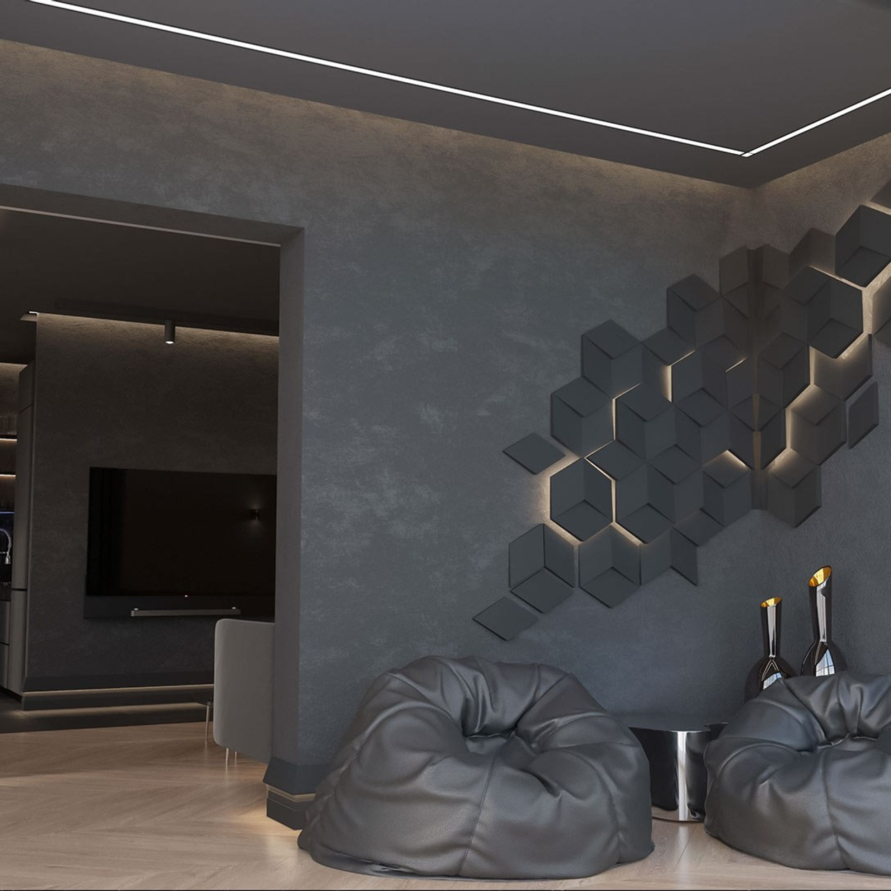 Дизайн-проект трехкомнатной квартиры