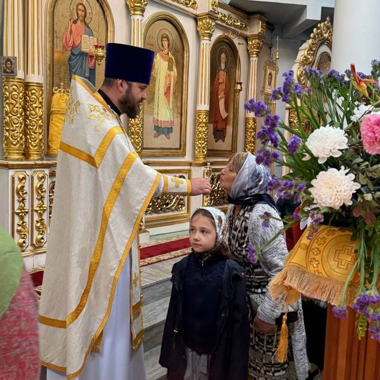 Престольный праздник во Всехсвятском храме. Саратовское Юго-Западное благочиние