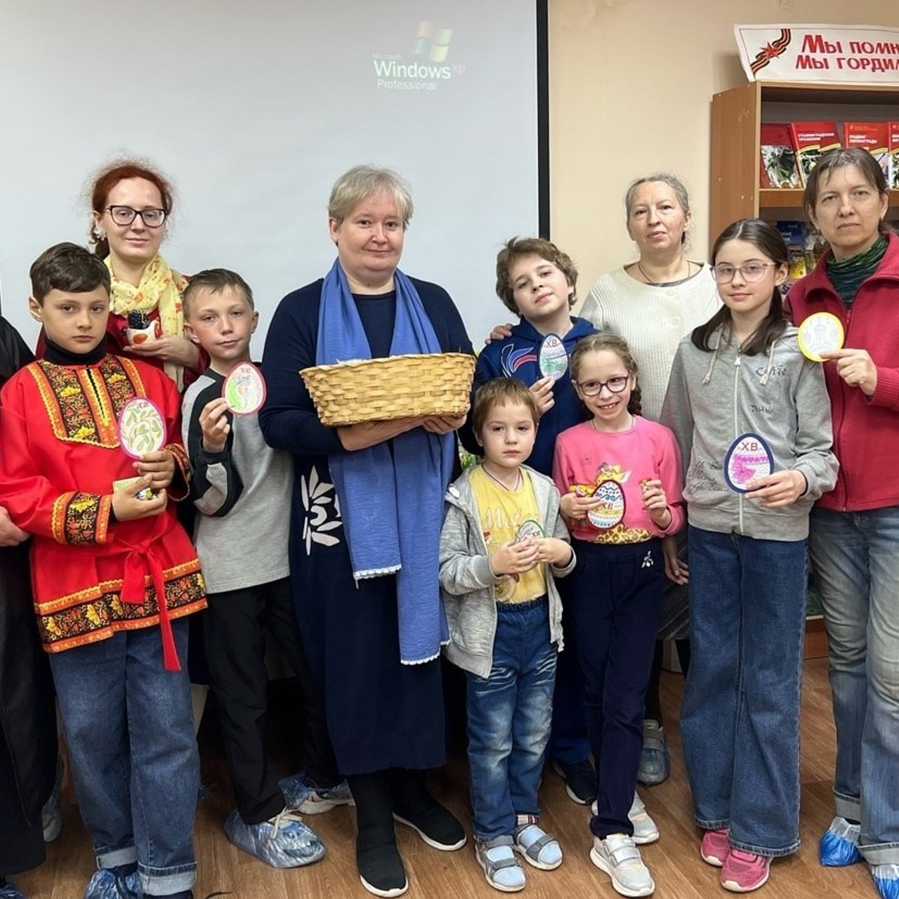 Пасхальный праздник в детской библиотеке. Саратовское Юго-Западное благочиние