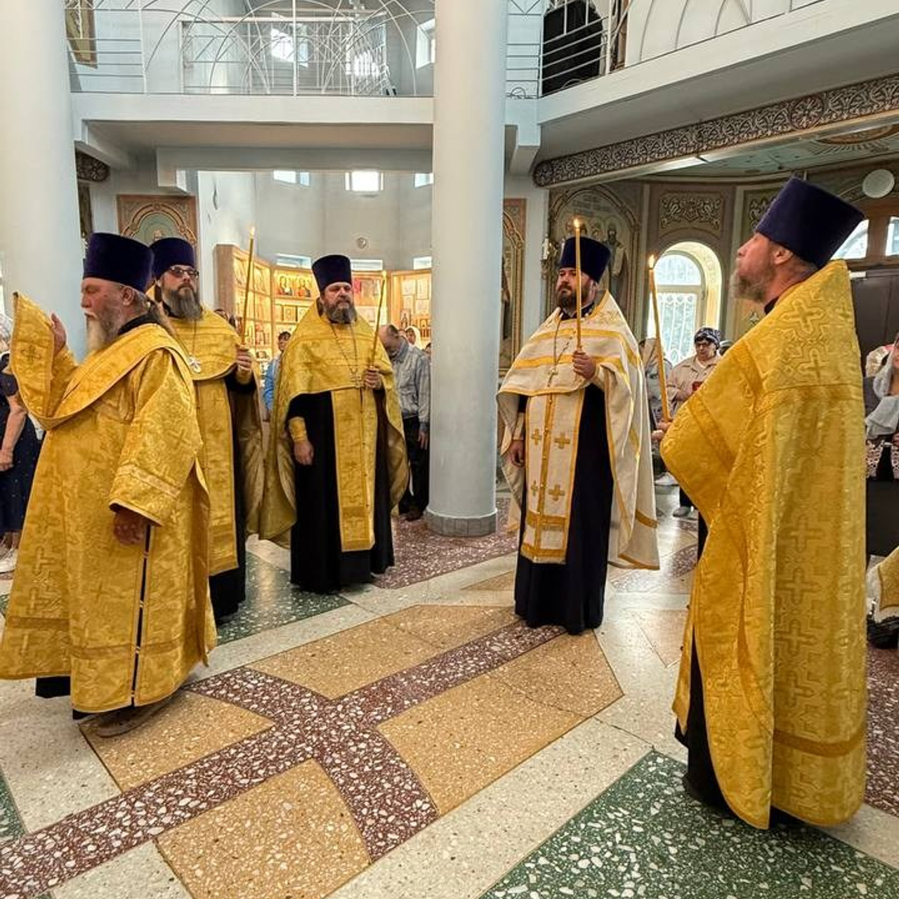 Престольный праздник во Всехсвятском храме. Саратовское Юго-Западное благочиние