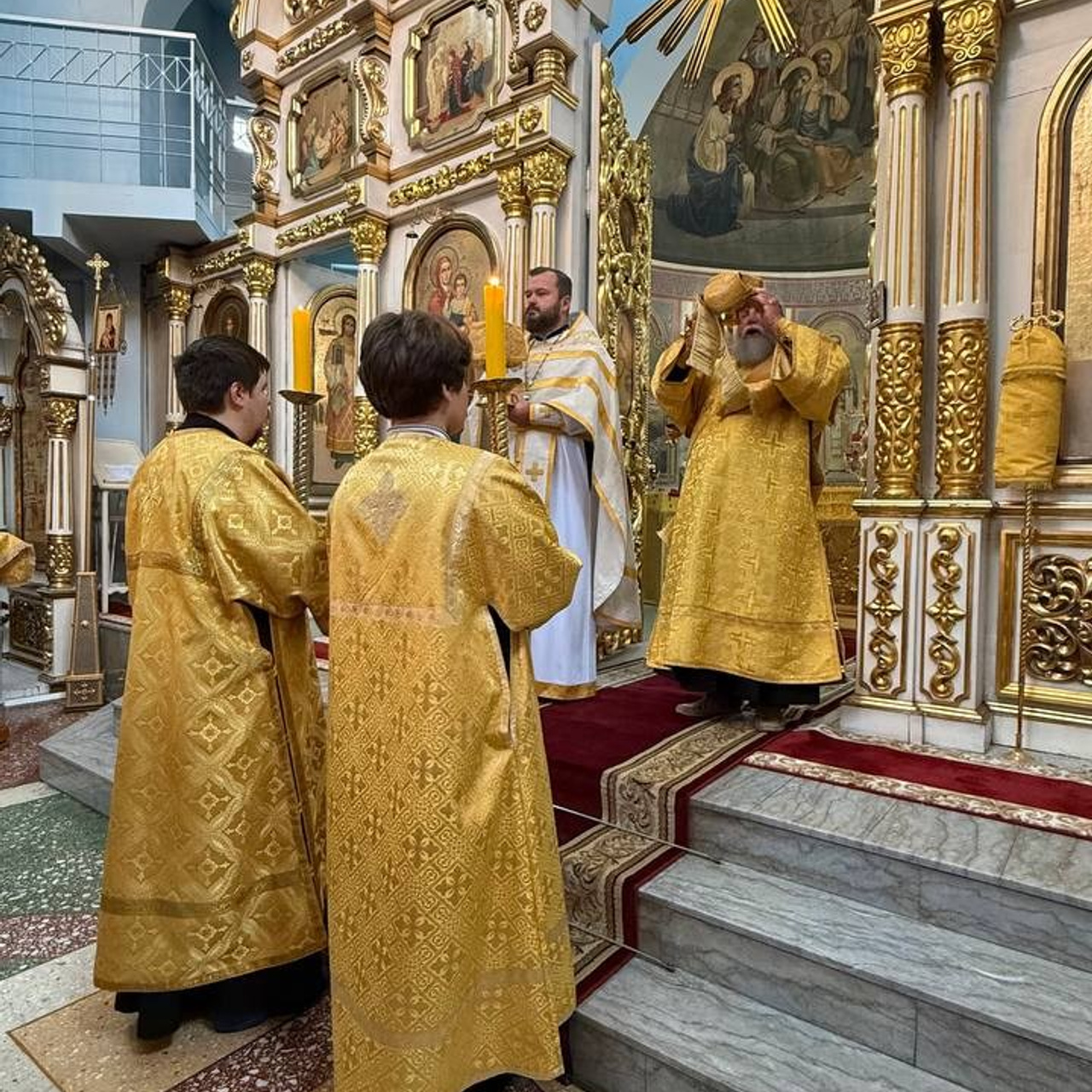 Престольный праздник во Всехсвятском храме. Саратовское Юго-Западное благочиние