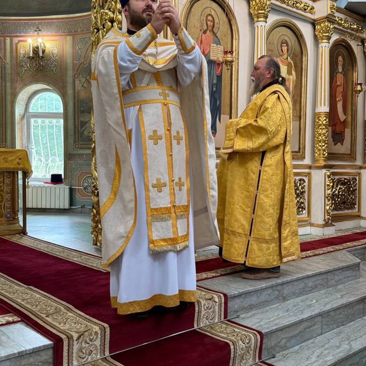 Престольный праздник во Всехсвятском храме. Саратовское Юго-Западное благочиние