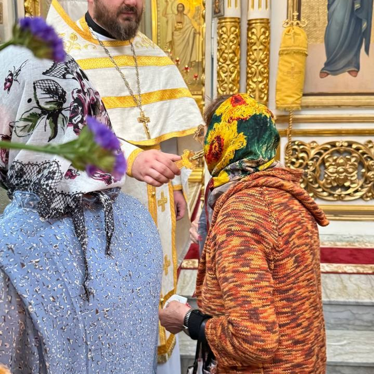 Престольный праздник во Всехсвятском храме. Саратовское Юго-Западное благочиние