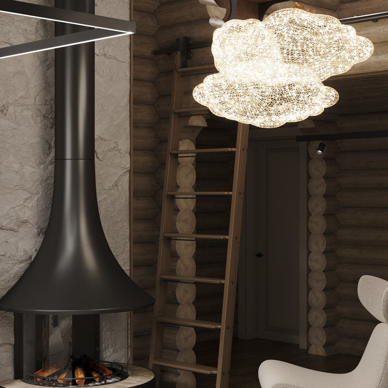 Хижина. LACONICA INTERIOR DESIGN