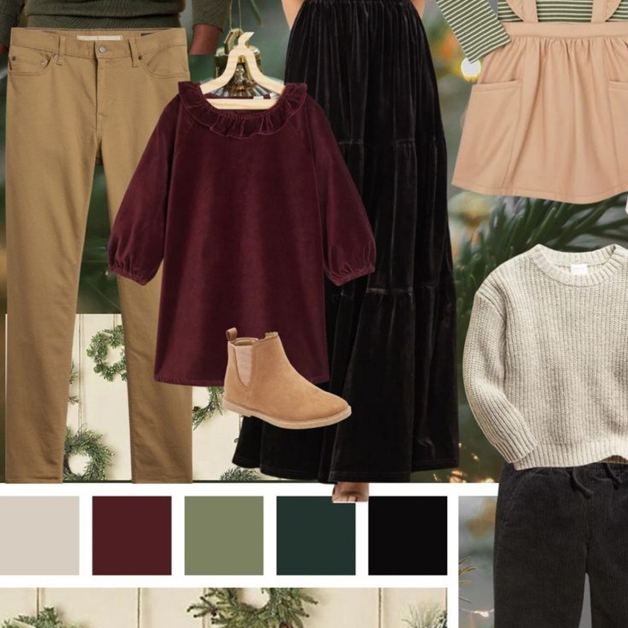 Подборка одежды для зимней фотосессии. Фотограф в Омске Мария Попова