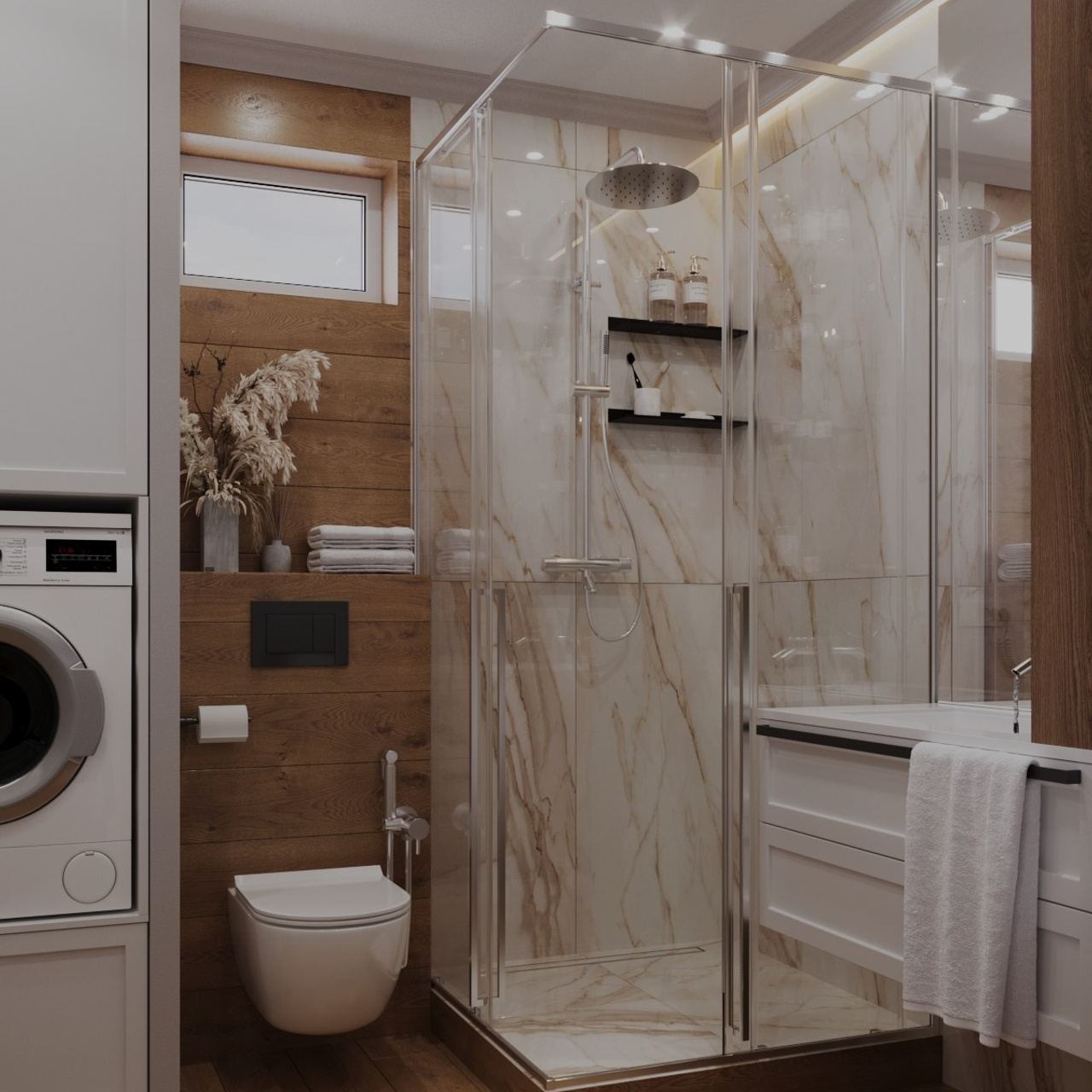 Визуализация санузла в частном доме