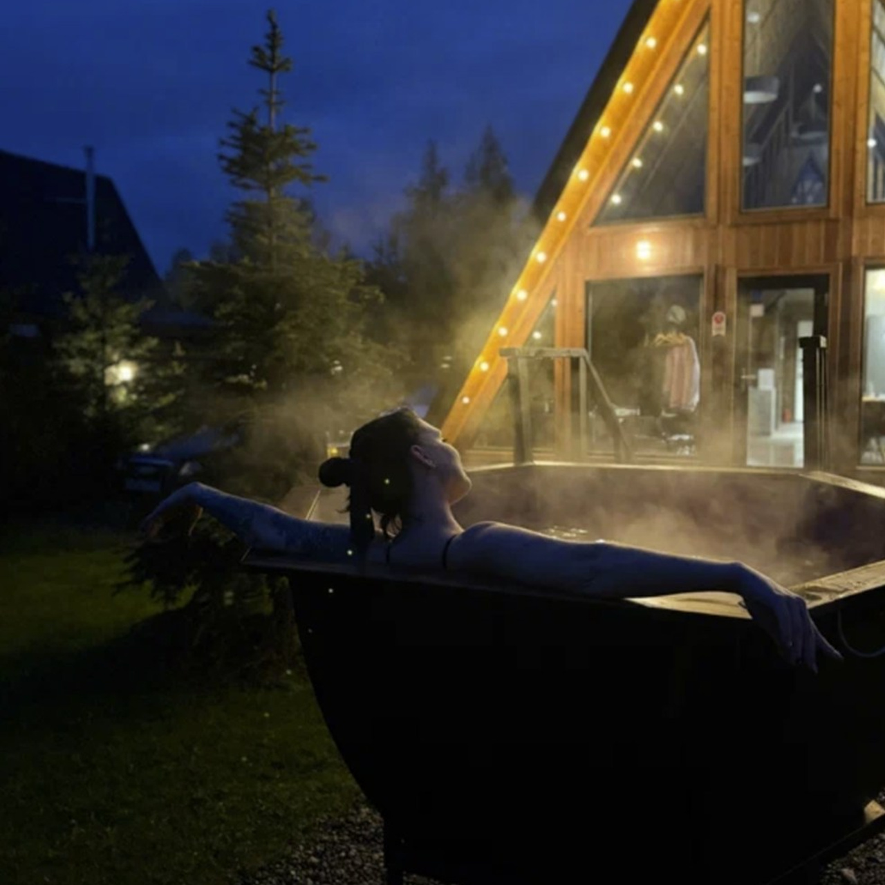 Дом с чаном и баней в подмосковье аренда посуточно - заказать на сутки. Коттедж А-фрейм с баней и уличным чаном в Подмосковье - в аренду для отдыха