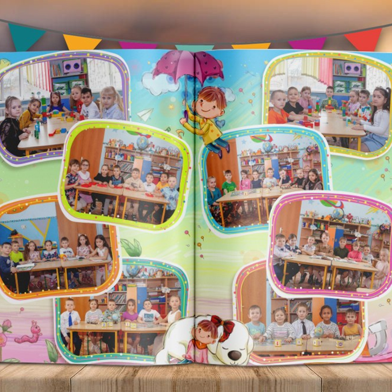 Альбом 10 разворотов ДС