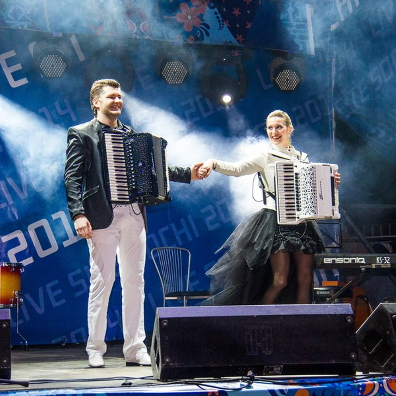 Фестивали в Литве и Польше 2012. Аккордеонист Мирослав Лелюх