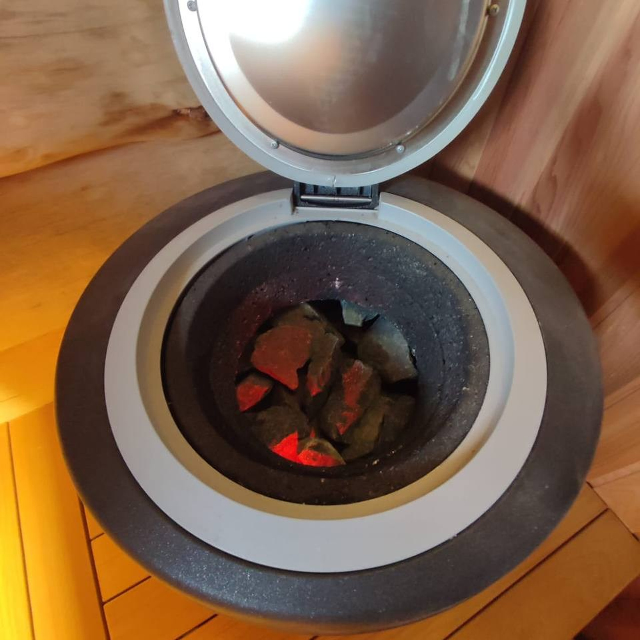 печь термос в сауне