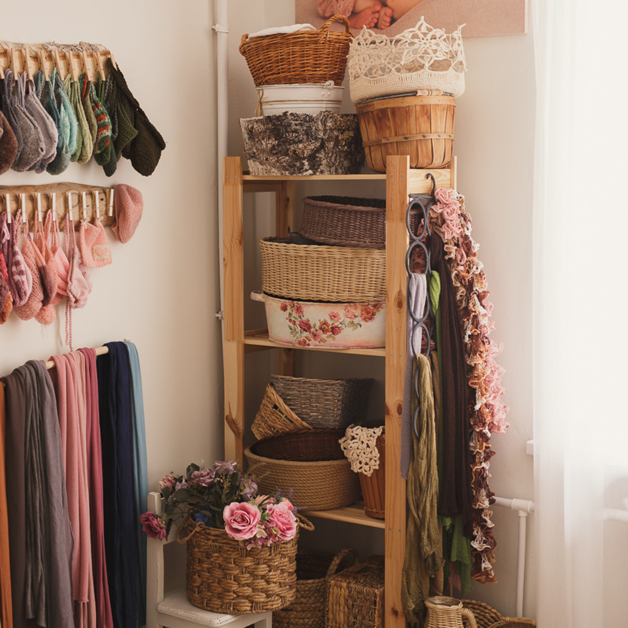 Фотосессия новорождённых в Магнитогорске. Съемка в студии. Фотограф новорожденных в Магнитогорске Ксюша Борисова