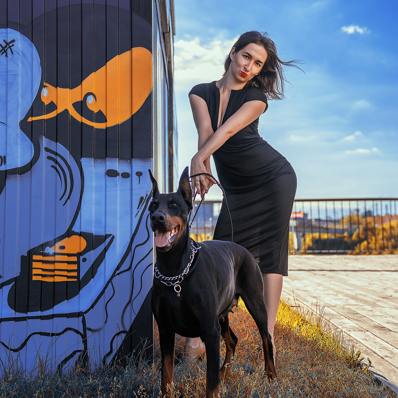 Фотосессия с Доберманом. Фотограф ОСОБЕННЫХ историй в Туле Свищенкова Виктория