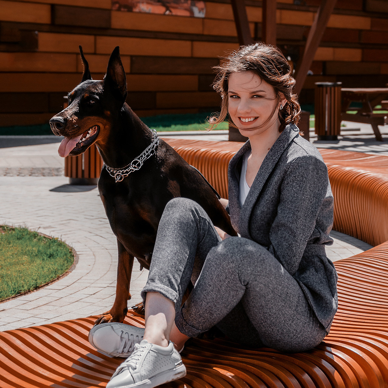 Фотосессия с Доберманом. Фотограф ОСОБЕННЫХ историй в Туле Свищенкова Виктория