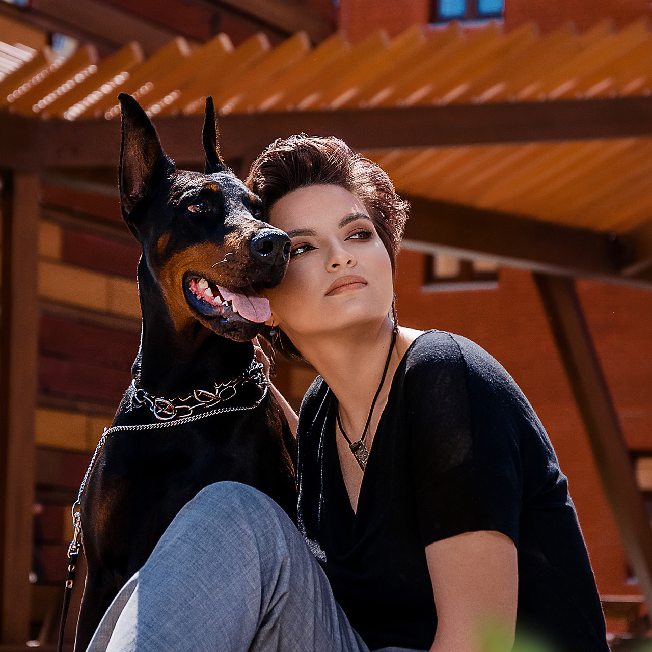 Фотосессия с Доберманом. Фотограф ОСОБЕННЫХ историй в Туле Свищенкова Виктория
