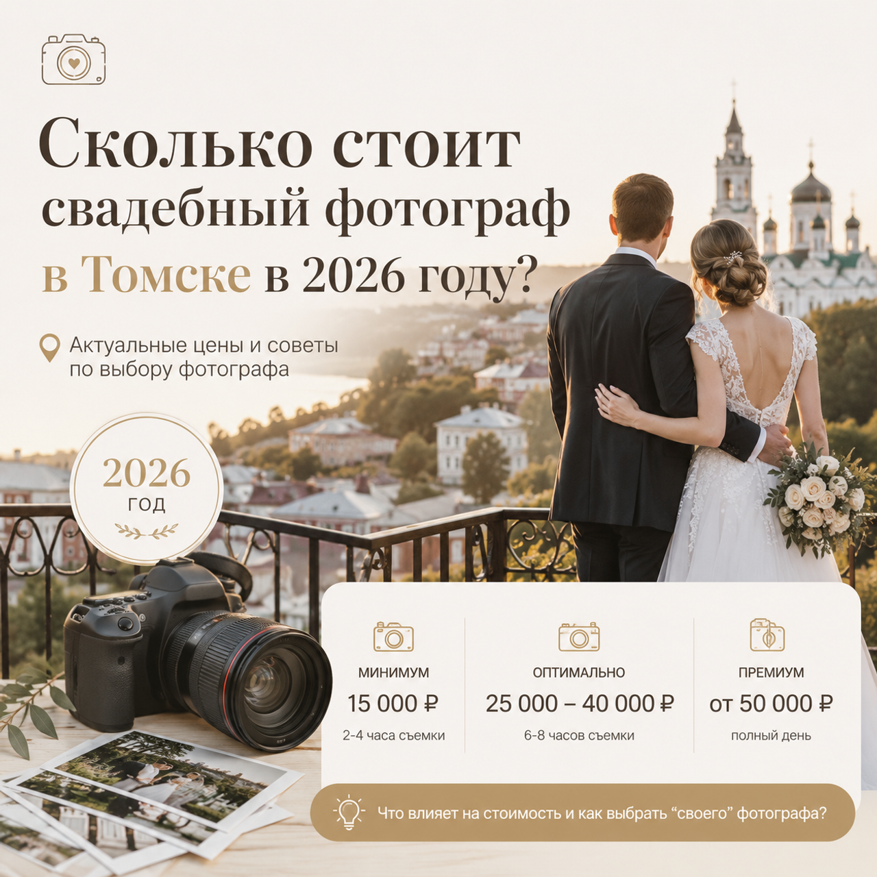 Топ-10 локаций для свадебной фотосессии в Томске — советы фотографа