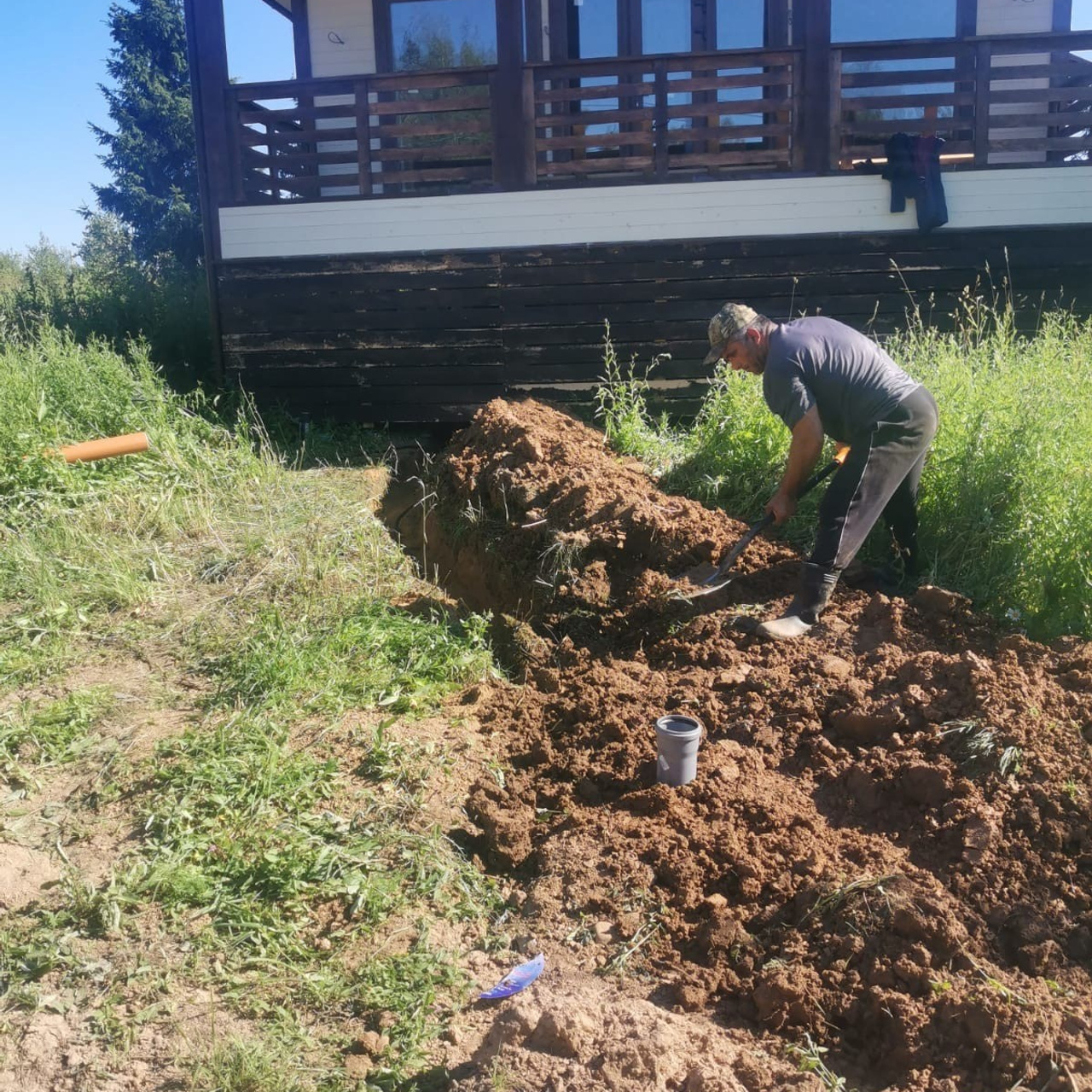 Септик и канализация для частного дома и дачи в Орехово-Зуево — заказать услугу