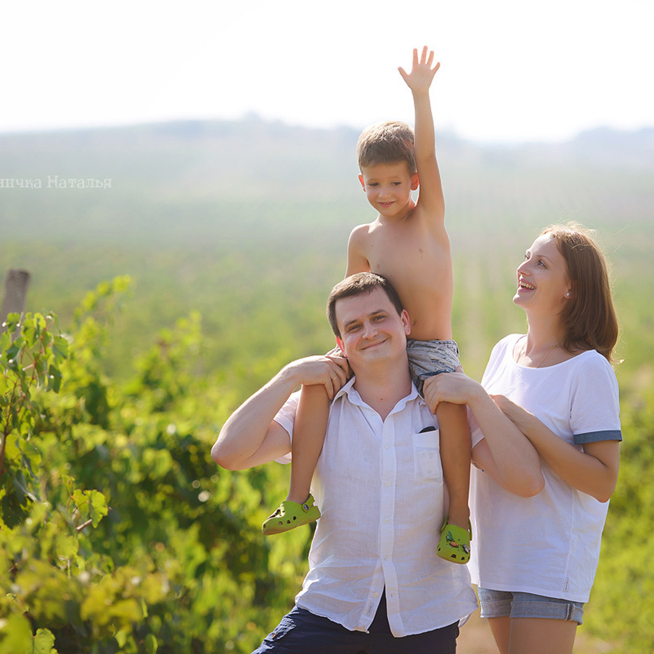 фотосессия на виноградниках
