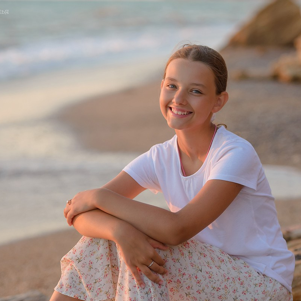 Фотосессия у моря в Севастополе детская