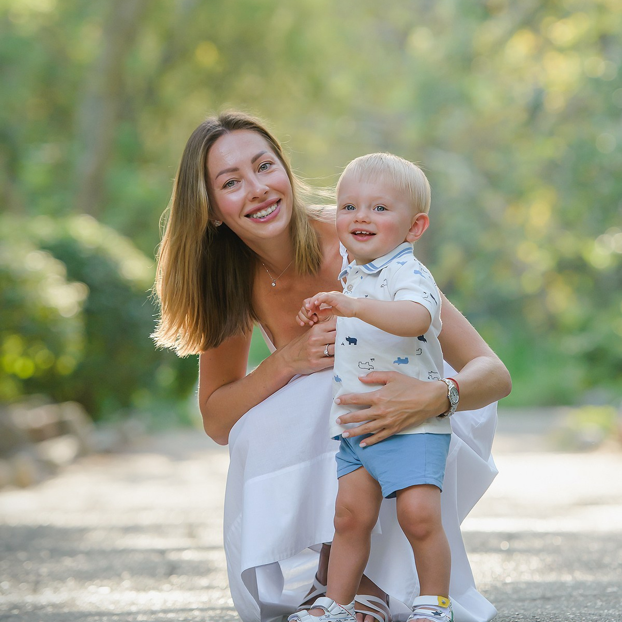 Фотограф ЮБК, Форос, Севастополь. Фотосессия в парке Фороса для мамы и малыша