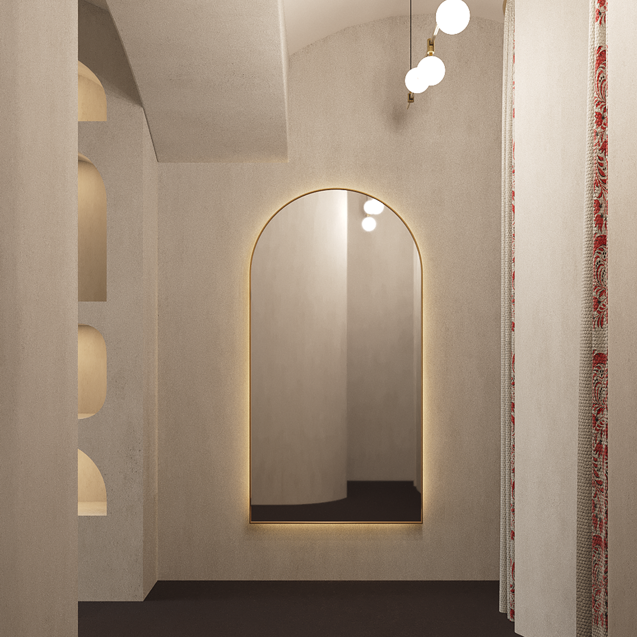 Стрит-ритейл магазин Unique Fabric, 80 м², Санкт-Петербург, ул. Гороховая. Дизайн интерьера в Петербурге Ворфаламеева Яна