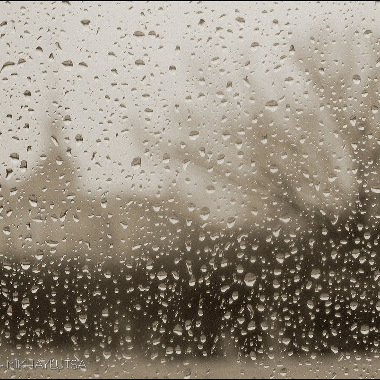 Михайлуца, Вид на Инженерный Замок через мокрое стекло. сепия.