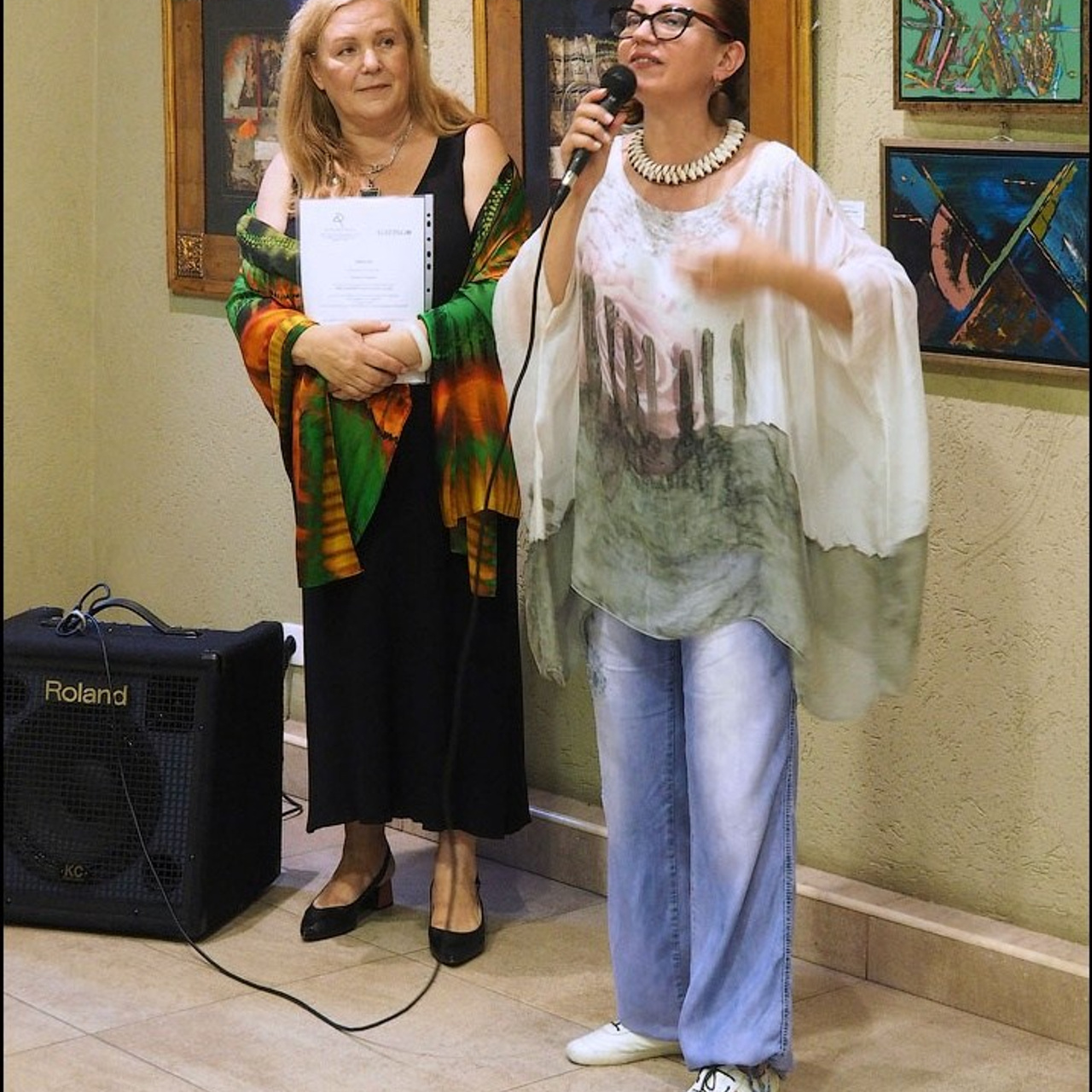 Вернисаж выставки XXXII международного фестиваля МАСТЕР КЛАСС