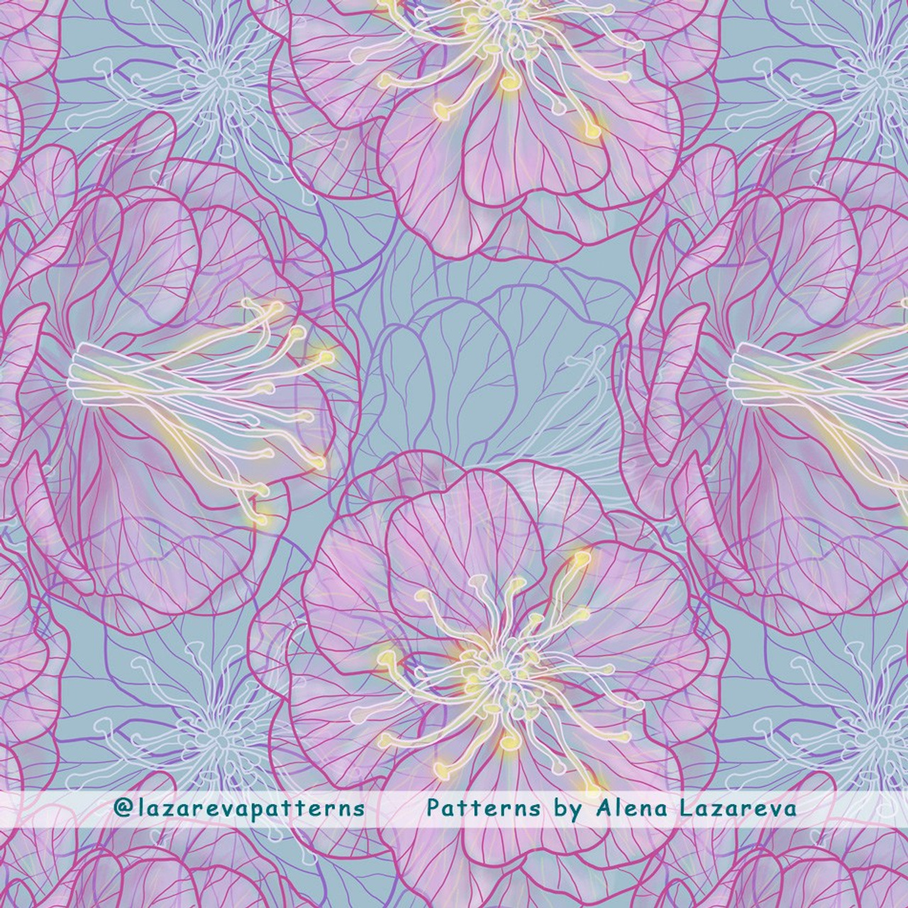Surface Pattern Designer Alena Lazareva. Seamless patterns. Дизайнер Алена Лазарева. Alena Lazareva artist