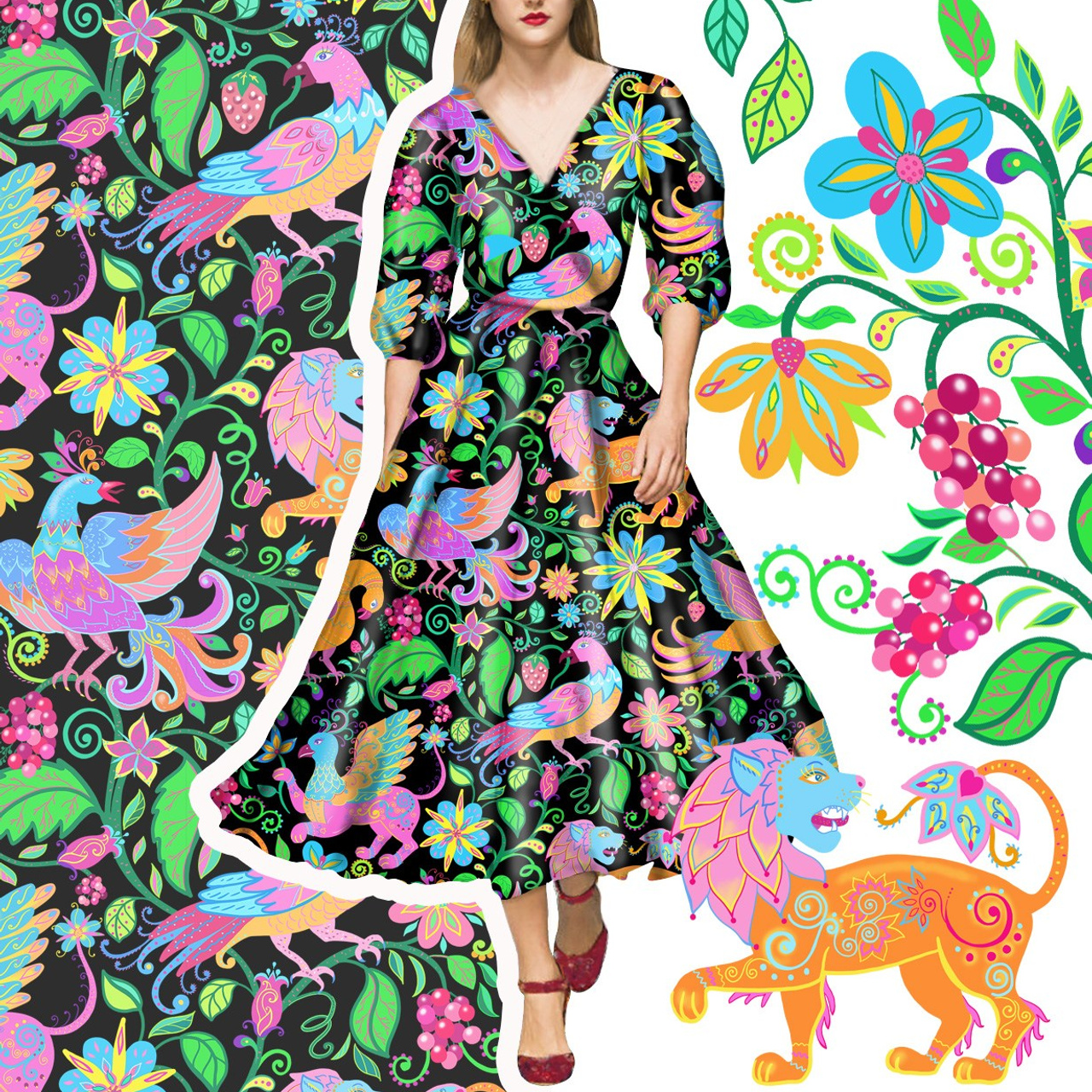 Surface Pattern Designer Alena Lazareva. Seamless patterns. Дизайнер Алена Лазарева. Alena Lazareva artist