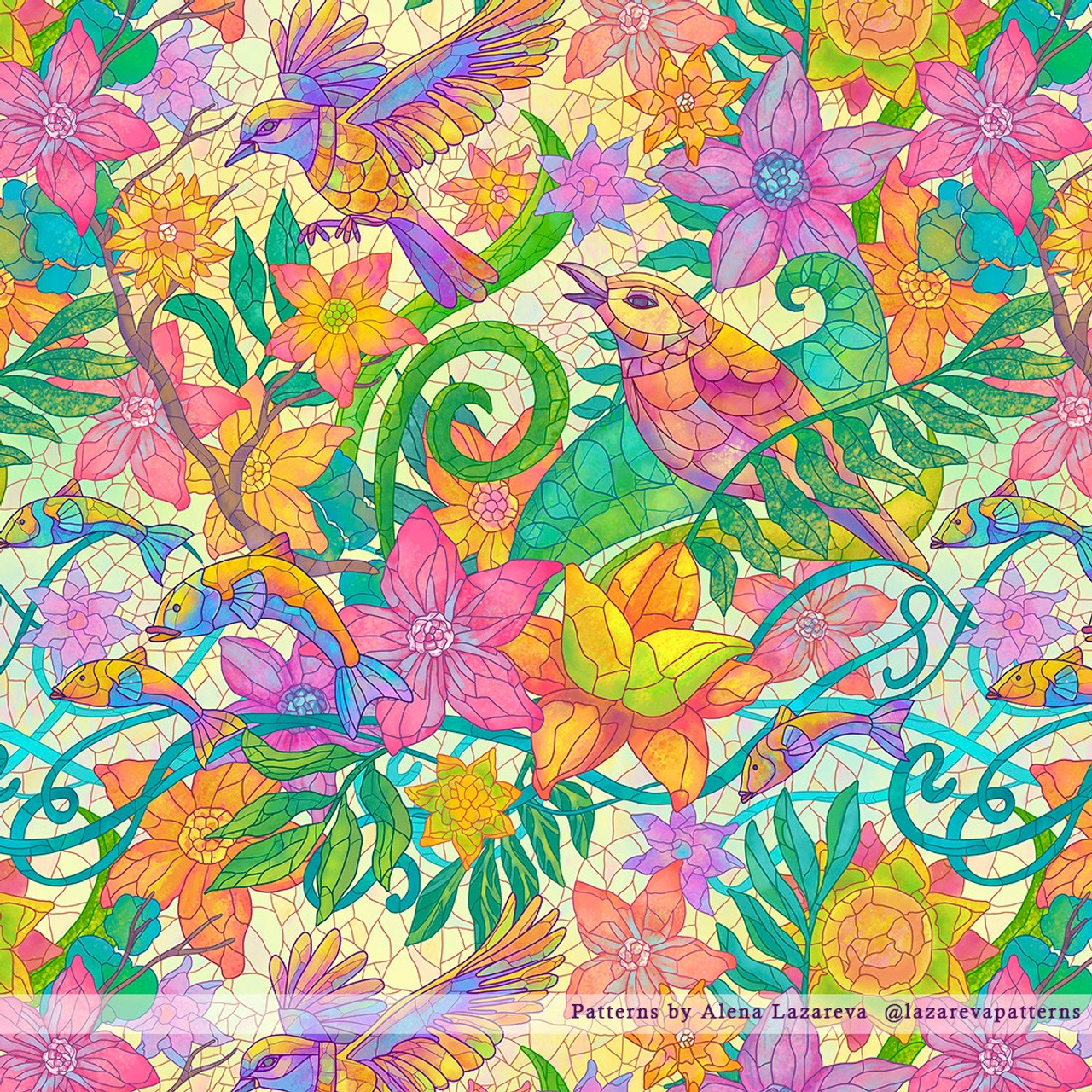 Surface Pattern Designer Alena Lazareva. Seamless patterns. Дизайнер Алена Лазарева. Alena Lazareva artist