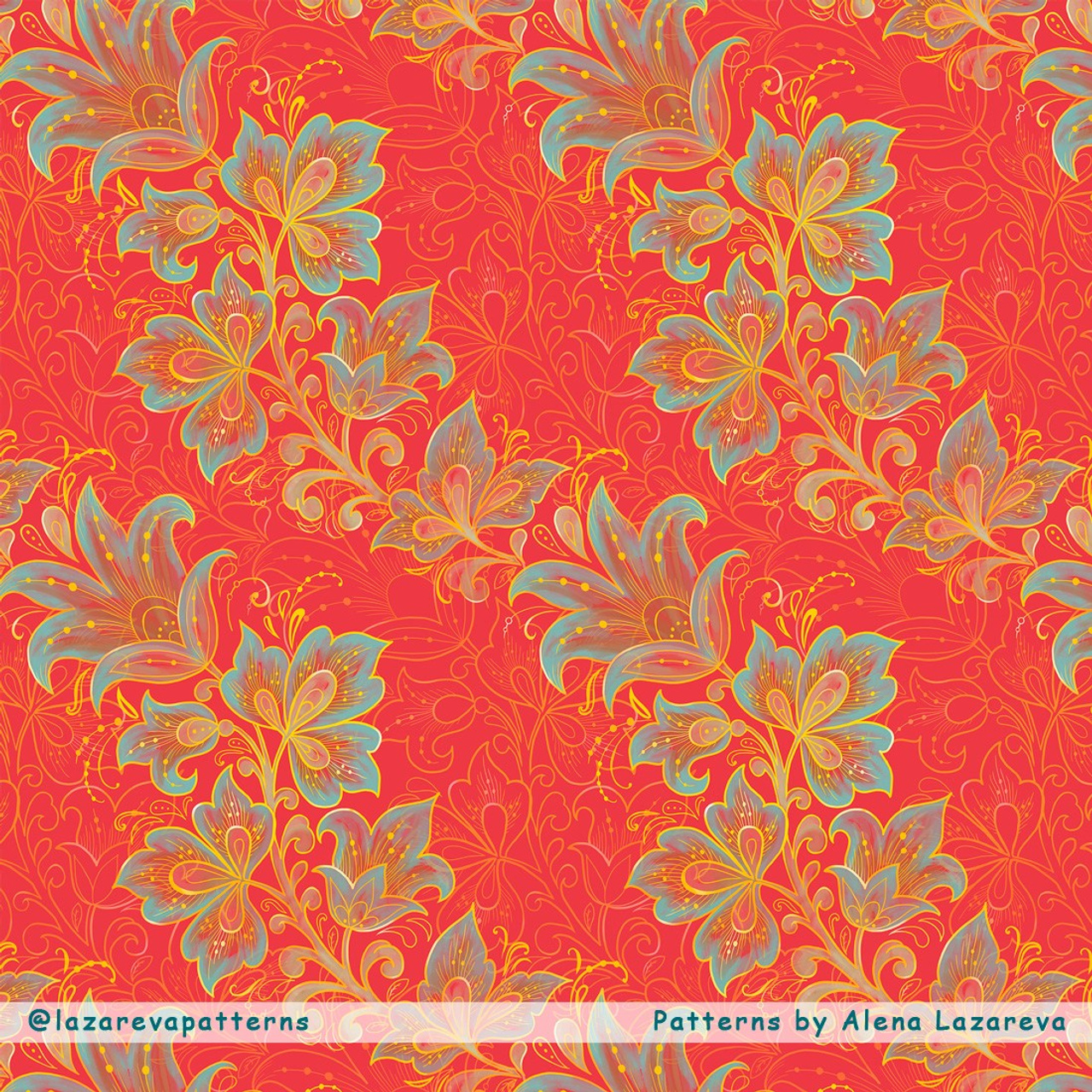 Surface Pattern Designer Alena Lazareva. Seamless patterns. Дизайнер Алена Лазарева. Alena Lazareva artist