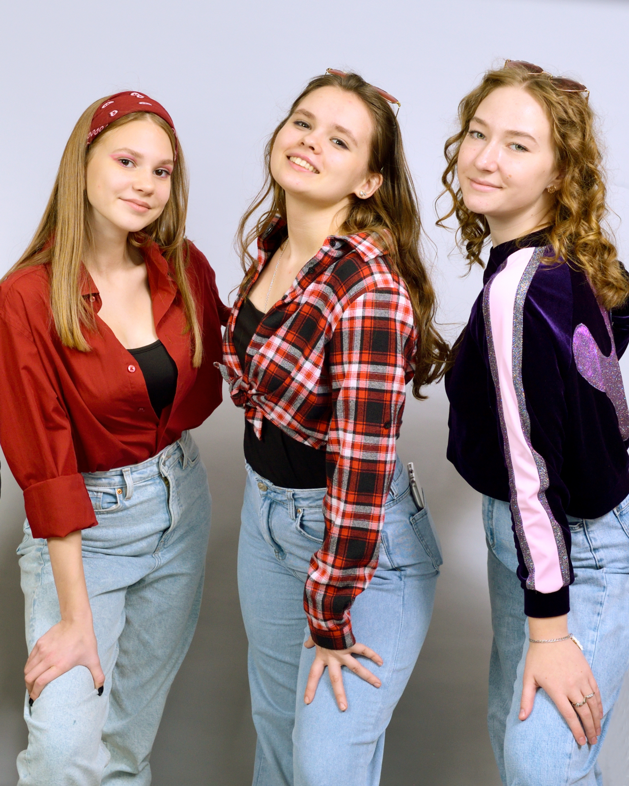 Студийная съёмка в школе