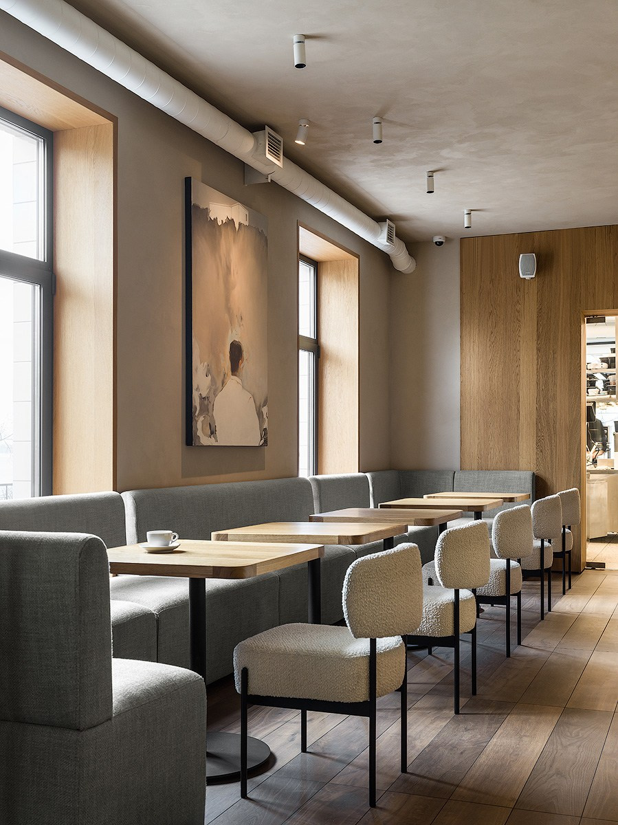EMBER Cafe in Saratov Russia designed by QUADRUM STUDIO