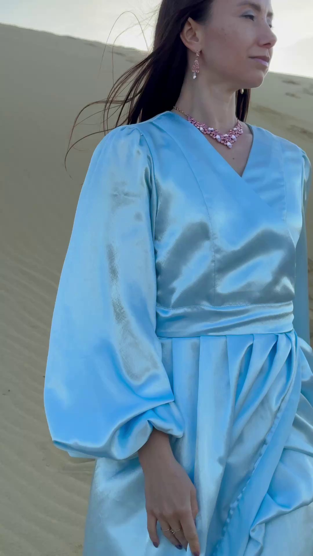 Фотосессия на бархане. Фотограф Дагестан | Лошади | Этноплатья | Туры