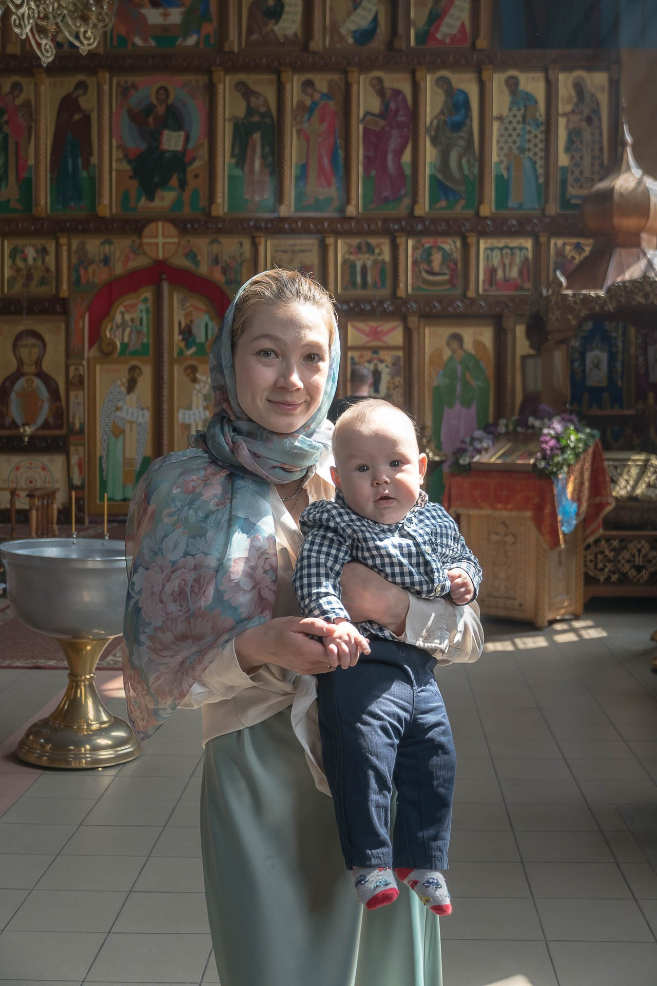 Крещение Платона в Покровском храме. Фотограф Татьяна Рутковская Калининград