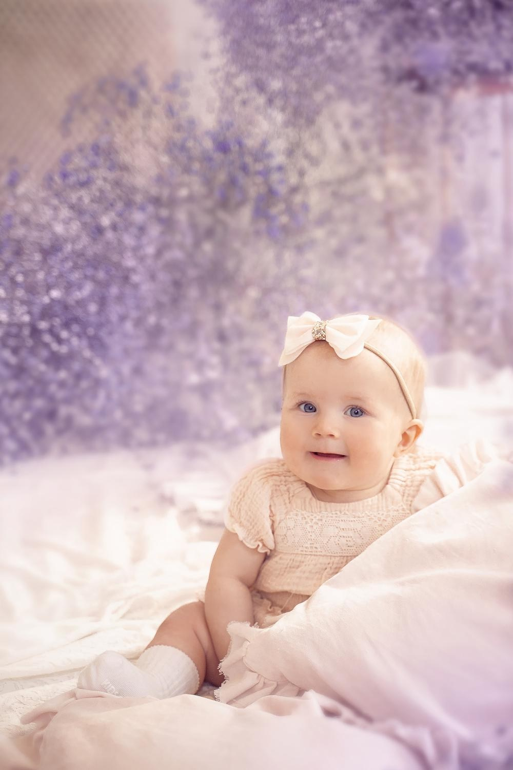 Весенняя фотосессия в лиловых цветах. Детский и семейный фотограф в Москве Катерина Орлова