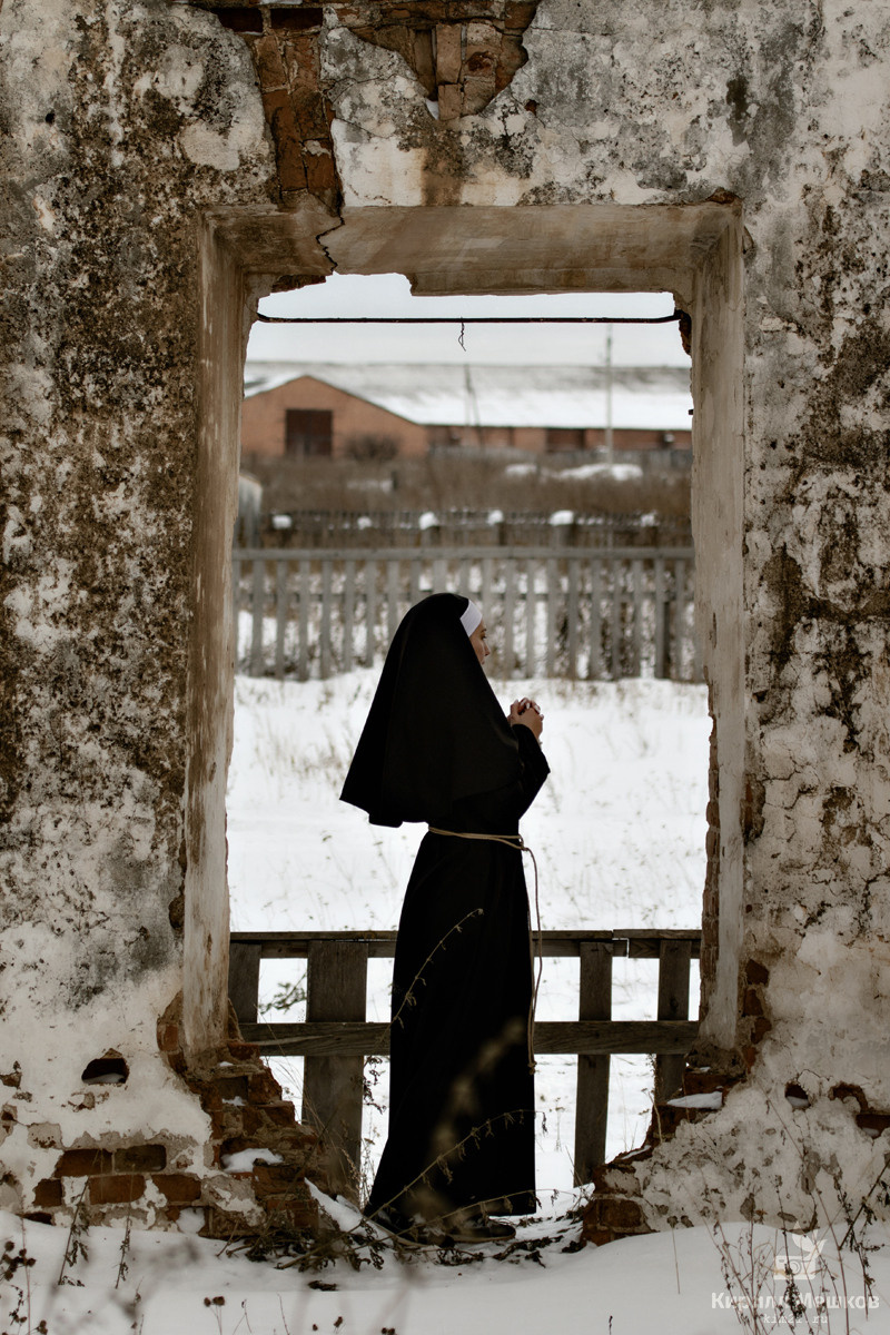 Последняя монахиня. Фотограф Кирилл Мешков Кемерово