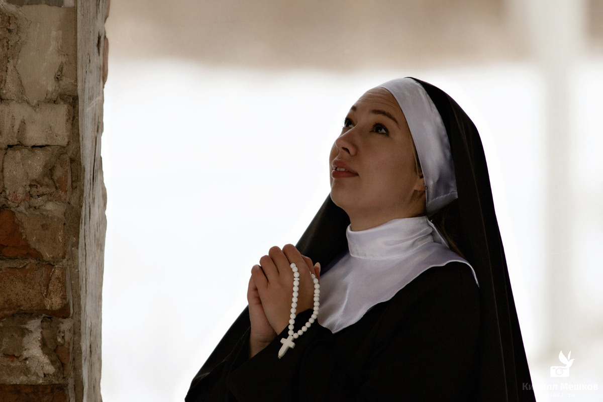 Последняя монахиня. Фотограф Кирилл Мешков Кемерово