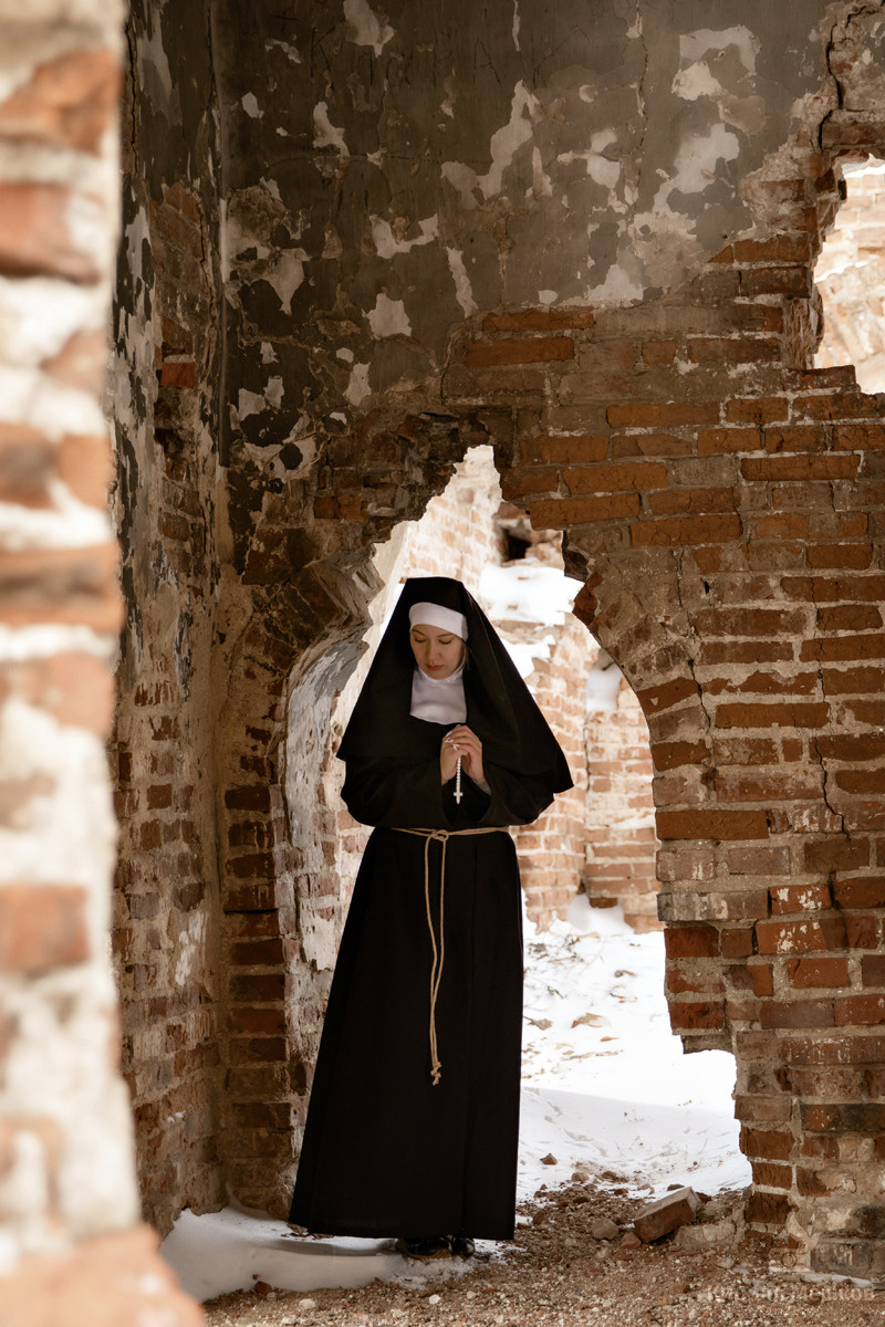 Последняя монахиня. Фотограф Кирилл Мешков Кемерово