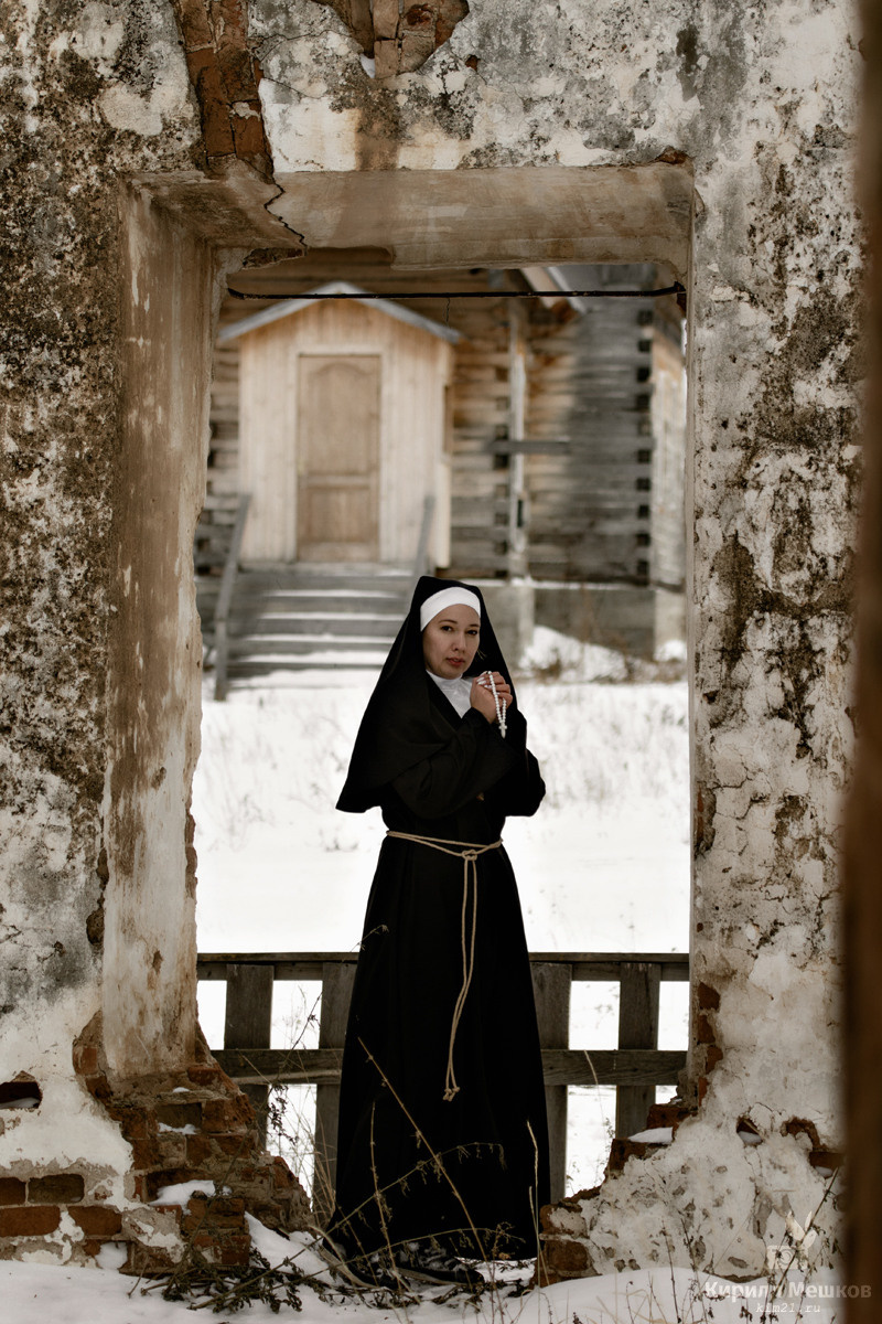 Последняя монахиня. Фотограф Кирилл Мешков Кемерово