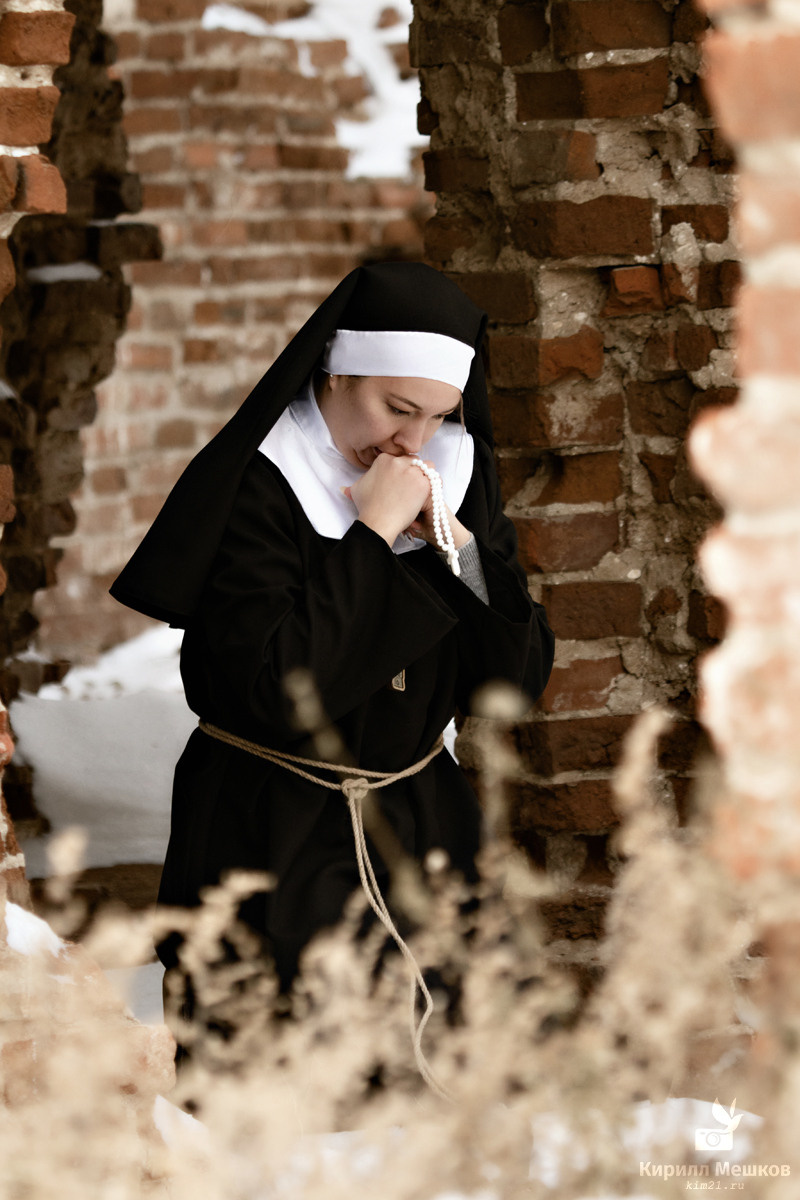 Последняя монахиня. Фотограф Кирилл Мешков Кемерово