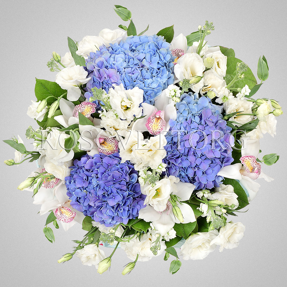 ракурс сверху букета