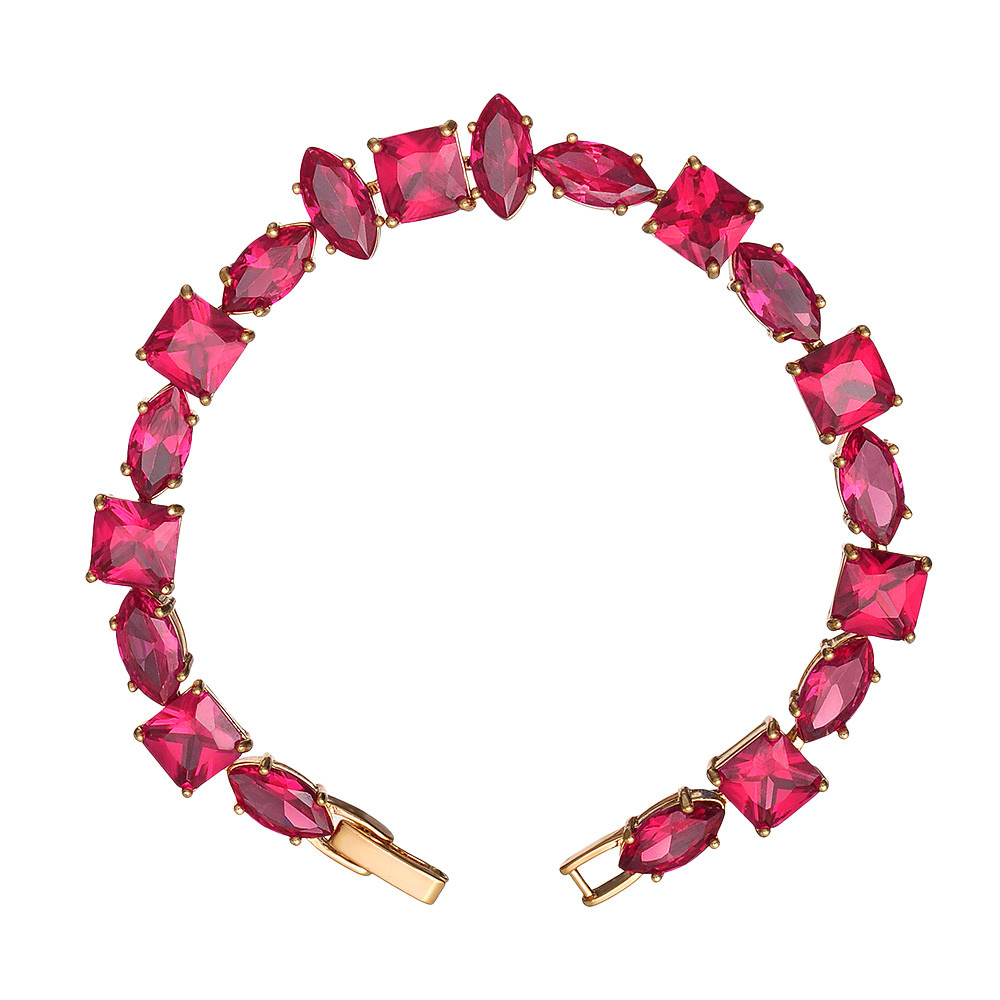 Браслет с рубинами