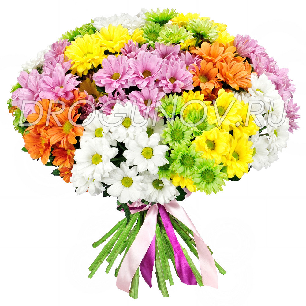 хризантемы в букете