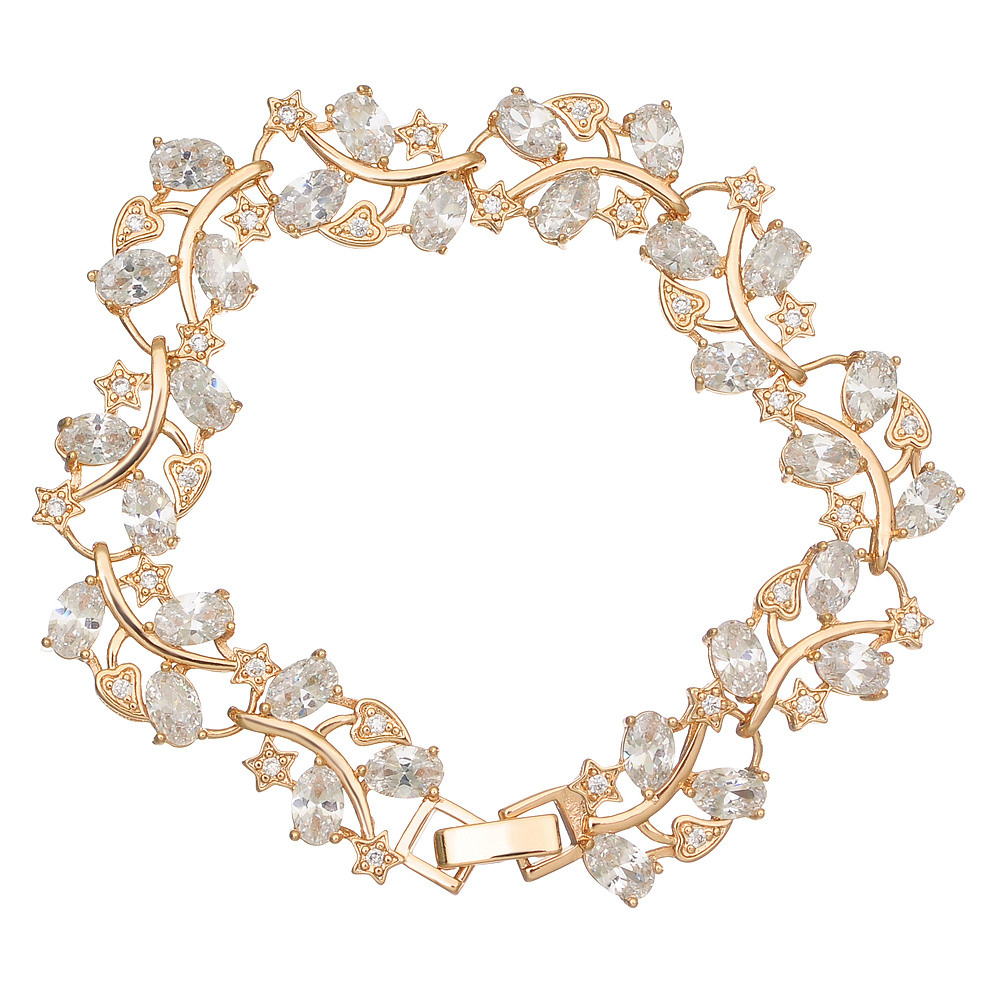 браслет из золота с камнями