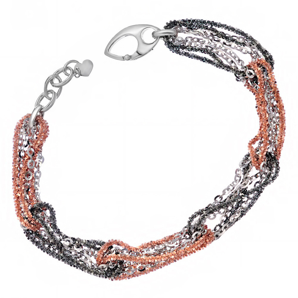 браслет из цепочек