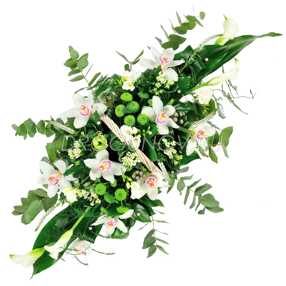 букет вид сверху